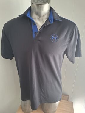 Under Armour Men’s Black & Blue Polo Shirt